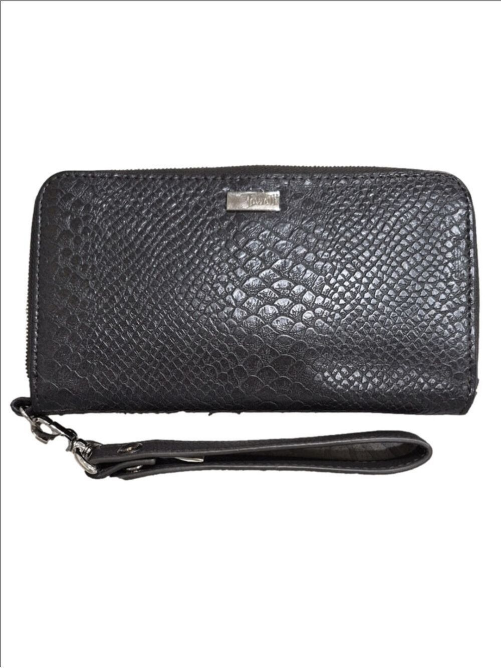 Thirty-One "All About the Benjamins" Wallet - City Charcoal Snake